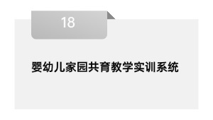 婴幼儿家园共育教学实训系统